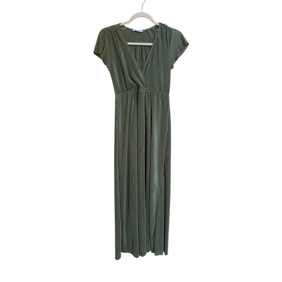 Baltic‎ Born Athena Pleated Maxi Dress Wedding Formal in Fern Girls Size 14/16 - Picture 1 of 6